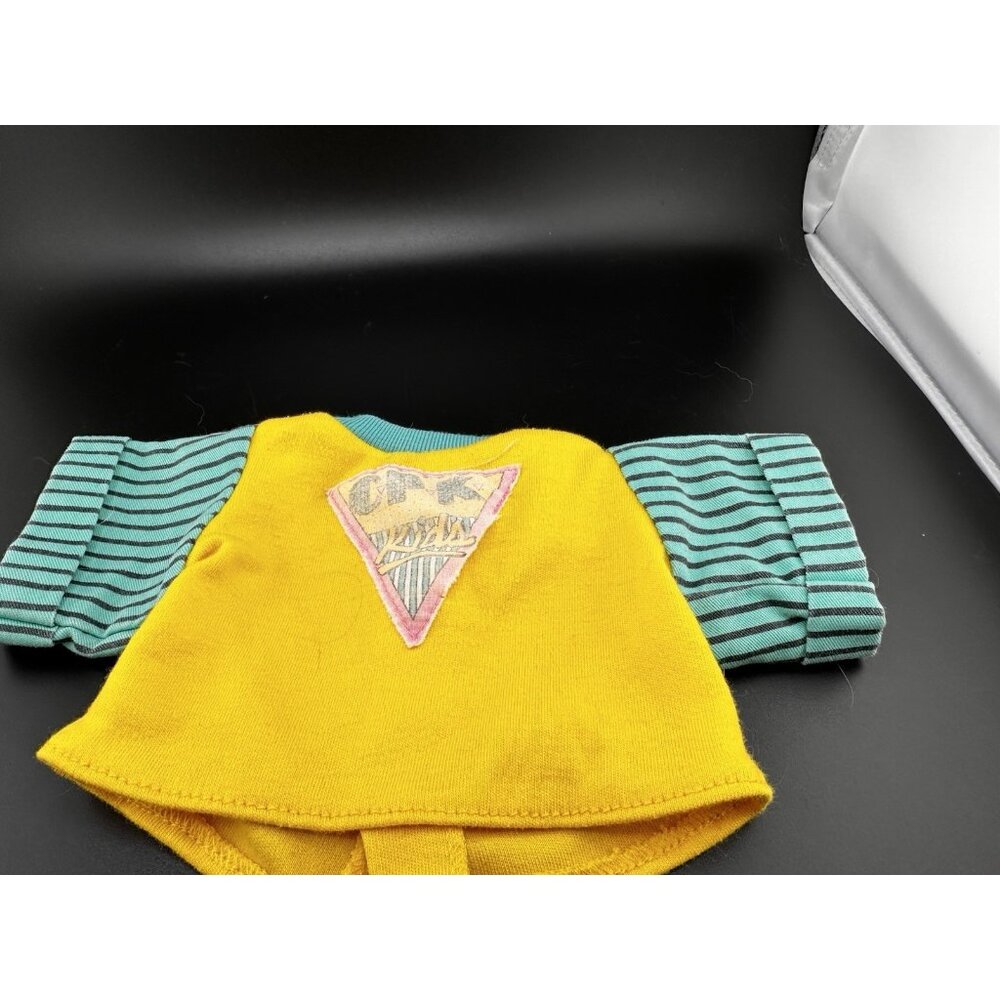 Vtg Cabbage Patch Kids Doll‎ Designer Line Transitional VHTF Yellow Shirt READ